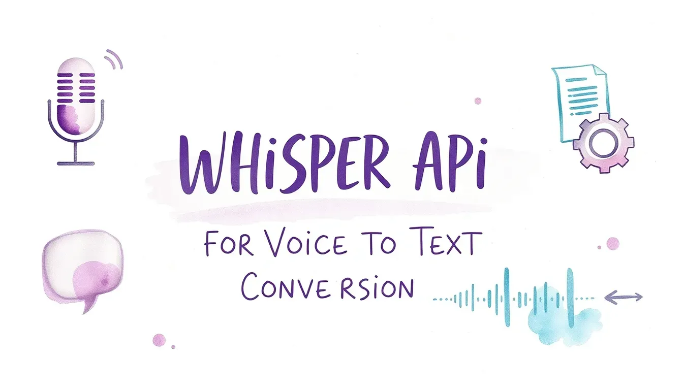 Whisper API for voice to text conversion