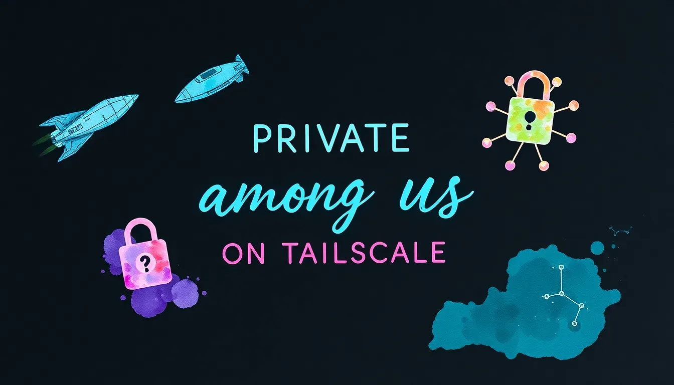 Private Among Us games on the Tailscale network