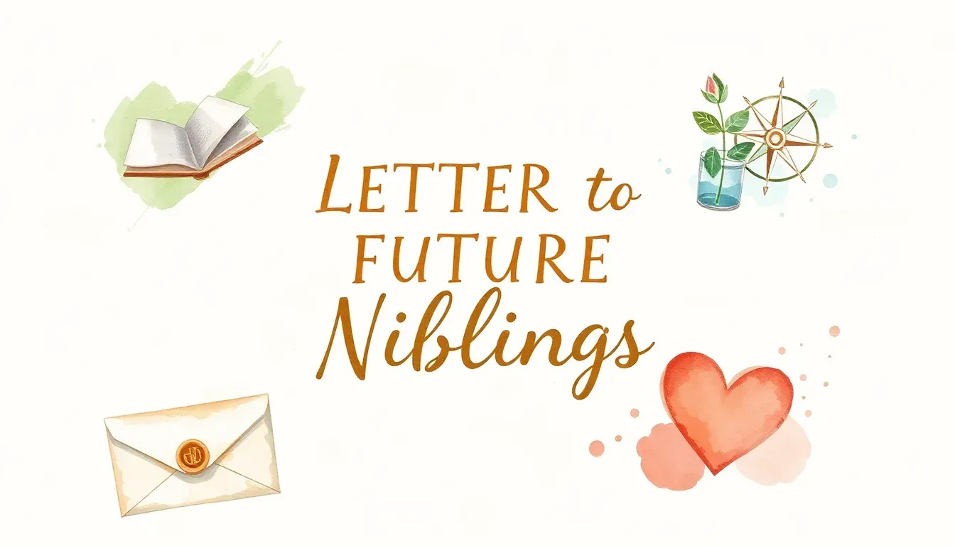 Letter to future niblings: wishes and reflections